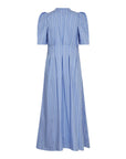 Terancc Stripe Pleat Dress i pale blå sett fra siden, kjole fra Co'couture hos Image Mandal
