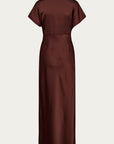 Safira V-dress i brun stylet antrekk, kjole fra Co'couture hos Image Mandal