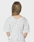 Sapura Flower Dobby Blouse