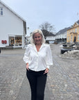 Gloriacc Shirt i offwhite nærbilde av detaljer, bluse fra Co'couture hos Image Mandal