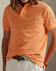 Sskccmslm1-Short Sleeve-Knit i oransje stylet antrekk, skjorte fra Polo Ralph Lauren hos Image Mandal
