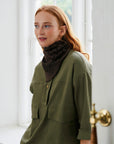 Ariya Paisley Knit Scarf