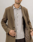 miles wool coat beige