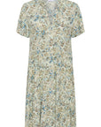 Edasz Ss Dress i vallarta blue brushed blooms, kjole fra Saint Tropez, bilde 7 – Image Mandal