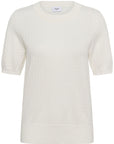 Milasz Pointelle Ss Pullover i ice, cardigans fra Saint Tropez – Image Mandal