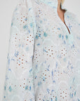 grete dress i blå, kjole fra A-view, detaljbilde – Image Mandal