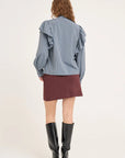 Surine Shirt i blå bakfra, bluse fra A-view hos Image Mandal