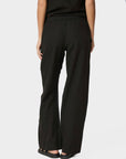 Sonar Linen Pants i sort bakfra, bukse fra Neo Noir hos Image Mandal