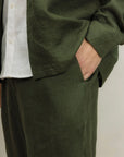Bartolo Pants i olive, bukse fra Urban Pioneers, bakfra – Image Mandal