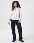Brielle Solid Blouse i hvit stylet antrekk, bluse fra Neo Noir hos Image Mandal