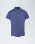 Sawyer Shirt i blå nærbilde av detaljer, skjorte fra Urban Pioneers hos Image Mandal
