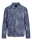 Joaquin Overshirt i dark denim bakfra, yttertøy fra Urban Pioneers hos Image Mandal