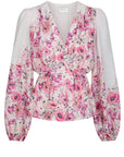 Fie Flower Print Blouse i '- - - - nærbilde av detaljer, bluse fra Neo Noir hos Image Mandal