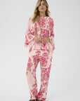 Pollyanasz Blouse i poppy shaded flower sett fra siden, skjorte fra Saint Tropez hos Image Mandal