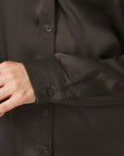 Hazelle Drapy Satin Shirt