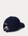 Classic Sport Cap i marineblå sett fra siden, lue fra Polo Ralph Lauren hos Image Mandal