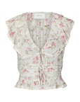 Netali Spring Flower Top i off white, bluse fra Neo Noir, bilde 10 – Image Mandal