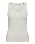 Grannycc Rib Solid Emb Tank i White, topp fra Co'couture hos Image Mandal