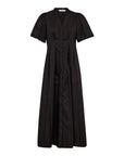 Poppycc Emb Pleat Dress i sort bakfra, kjole fra Co'couture hos Image Mandal