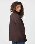 Anastacia Cord Jacket i brun nærbilde av detaljer, yttertøy fra Neo Noir hos Image Mandal