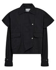 Keshacc Cape Jacket i Black, yttertøy fra Co'couture hos Image Mandal
