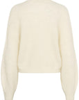 debbie cardigan i egret, cardigans fra Gestuz, sett fra siden – Image Mandal