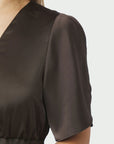 Zelina Heavy Sateen Dress