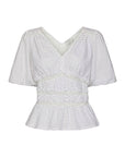 Sapura Mini Dot Blouse alternativt utsnitt, bluse fra Neo Noir hos Image Mandal