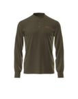 Long-Sleeve Henley Sleep Top i grønn ekstra vinkel, overdel fra Polo Ralph Lauren hos Image Mandal