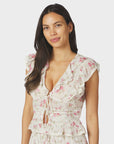 Netali Spring Flower Top i off white, bluse fra Neo Noir, bilde 8 – Image Mandal