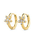 Helia - Crystal Hoop Earrings Stainless Steel i plated base metal, tilbehør fra Timi Of Sweden hos Image Mandal