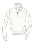 Long-Sleeve Half-Zip Pullover i hvit styling-inspirasjon, genser fra Polo Ralph Lauren hos Image Mandal