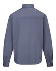 Nigel Ls Shirt i denim blå nærbilde av detaljer, skjorte fra Urban Pioneers hos Image Mandal