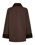 Anastacia Cord Jacket i brun på modell, yttertøy fra Neo Noir hos Image Mandal