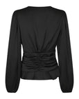 Pascal Drapy Satin Blouse