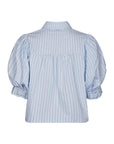Etta Stripe Stone Shirt på modell, skjorte fra Neo Noir hos Image Mandal
