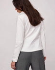 Orianecc Ls Pleat Tie Tee