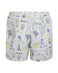 Luka Shorts i vacation aop sett fra siden, shorts fra Urban Pioneers hos Image Mandal