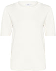 Milasz Ss Pullover i hvit styling-inspirasjon, cardigan fra Saint Tropez hos Image Mandal