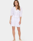 Kaitasz Shirt i hvit i bomull, bluse fra Saint Tropez hos Image Mandal