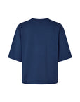 Emrys Top i night sky sett fra siden, bluse fra MBYM hos Image Mandal