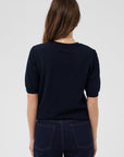 Milasz Pointelle Ss Pullover