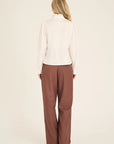 Malika Frill Shirt i offwhite bakfra, bluse fra A-view hos Image Mandal