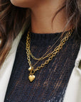 Myra - Heart Necklace Stainless Steel