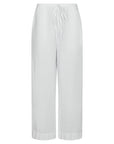 Heifa Linen Pants i hvit på modell, bukse fra Neo Noir hos Image Mandal