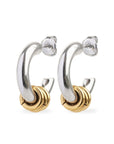 Luna - Hoops Stud Earrings Stainless Steel