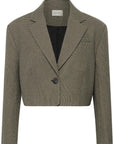 Gzcasia Blazer i black and white houndstooth, blazer fra Gestuz – Image Mandal