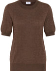 Milasz Pointelle Ss Pullover