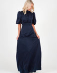 Holly Dress i marineblå stylet antrekk, kjole fra Golightly hos Image Mandal