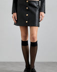 maya button skirt